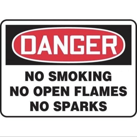 Accuform OSHA DANGER SAFETY SIGN NO SMOKING MSMK006VP MSMK006VP